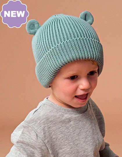 Bonnet bébé biologique avec oreilles d’ours