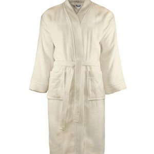 Peignoir en coton naturel 100 % – doux et absorbant