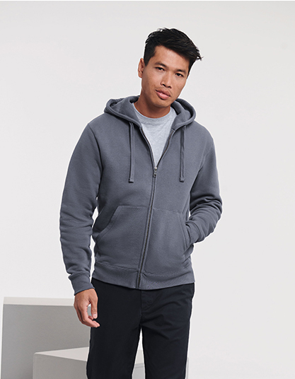 Russell authentic zipped hood jacket heren