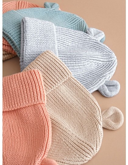 Bonnet bébé biologique avec oreilles d’ours - Image 6