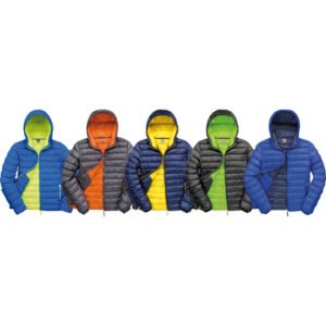Veste homme Snow Bird avec capuche RT194M – Veste d’hiver déperlante | Result