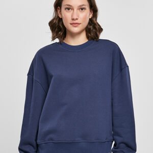 Sweat-shirt à col rond oversize pour femme BYB